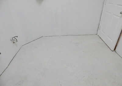 Image of bathroom floor before work